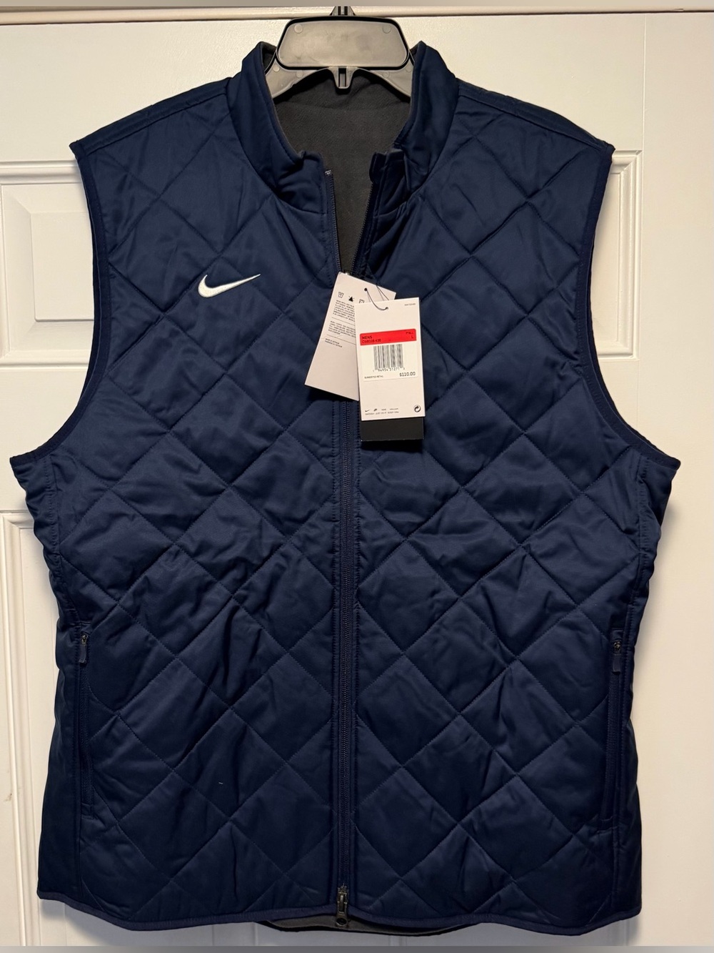Nike men’s Large reversible vest- nwt
